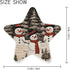 ALAZA Retro Snowman Landscape Merry Christmas Star Shaped LED Night Light Dusk to Dawn Sensor Plug in Night Home Decor