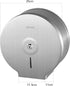 9 Inch Toilet Paper Towel Dispenser Wall Mount, Jumbo Roll Toilet Tissue Dispenser, Paper Key Lock Stainless Steel