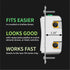 Zooz 800 Series Z-Wave Long Range S2 Dimmer Switch ZEN77, White, Simple 3-Way and 4-Way Solution, Z-Wave Hub Required