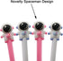 Maydahui 28PCS Cute Cartoon Spaceman Gel Pens, Black Ink, Astronaut Couples, Commemorative Space Collection