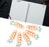 Paper Clip, 100 Pcs Metal Carrot Shaped Paperclips, Office Supply Accessories