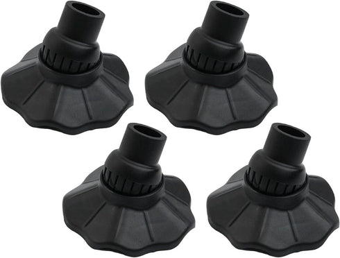 Shophubio 4 Pack 13mm 15mm 16mm Diameter(16mm) Camping Chair Foot Pads, Non-Slip Plastic Leg with Adjustable Angle
