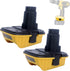 Lasica 2Pack DCA1820 18V to 20V Adapter, Compatible with DEWALT 18V XRP Tools and Dewalt 20V Max Battery