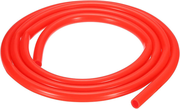 DMiotech 3/8"(9mm) ID 1/2"(12mm) OD 6.6 Feet Red Silicone Tube, Industrial Tubing for Water Air Pump