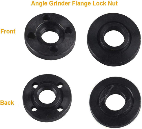 Podoy Grinder Flange Angle Wrench Spanner Metal Lock Nut for Compatible with Milwaukee Makita Bosch Black & Decker Ryobi 193465-4 4.5" 5" 5/8-11 by Podoy