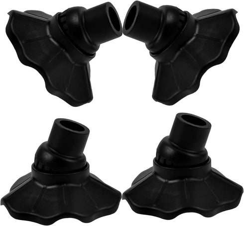 Alipis 4pcs Camping Chair Leg Protection Pads, Non-Slip Outdoor Folding Chair Feet