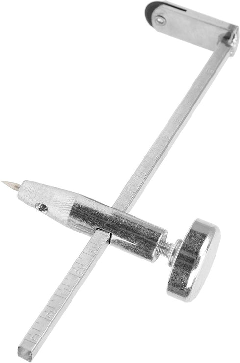 Dry Wall Circle Hole Cutter, Steel Shaft Plasterboard Saw with Adjustable Pivot Point for Easy Operation