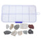 RUNROTOO 1 Box Kids' Geology Exploration Mineral Kit, Natural Crystal Specimen, Mineral Collection