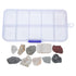 RUNROTOO 1 Box Kids' Geology Exploration Mineral Kit, Natural Crystal Specimen, Mineral Collection