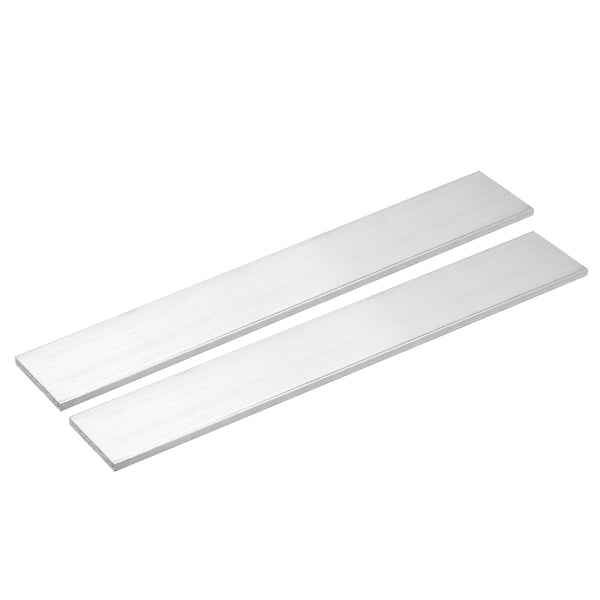 uxcell Square Aluminum Flat Bar - 2Pcs 1/4" Thick 1.8" Width 12" Length 6061 Aluminum Plate for Industrial Building