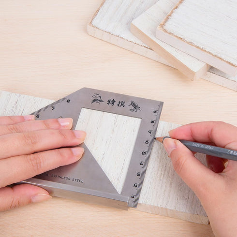 Shinwa Sokutei ANGLE SCRIBING SQUARE 62081 (Japan Import)