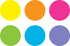 Spot On Dry Erase Desktop Writing Spots, Bright Circles 7" (Model: TCR77551)