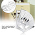 2pcs 3-Layer Heavy Duty Furniture Hinge Replacement Cabinet Hinges for Shoe Rack Wardrobe Kitchen Living Room Drawers