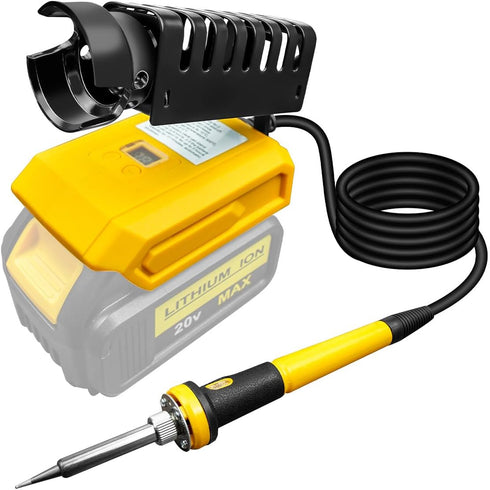 Soldering Iron Station for Dewalt 20V/18V Batteries, Portable Cordless Tool for DIY Appliance Repair