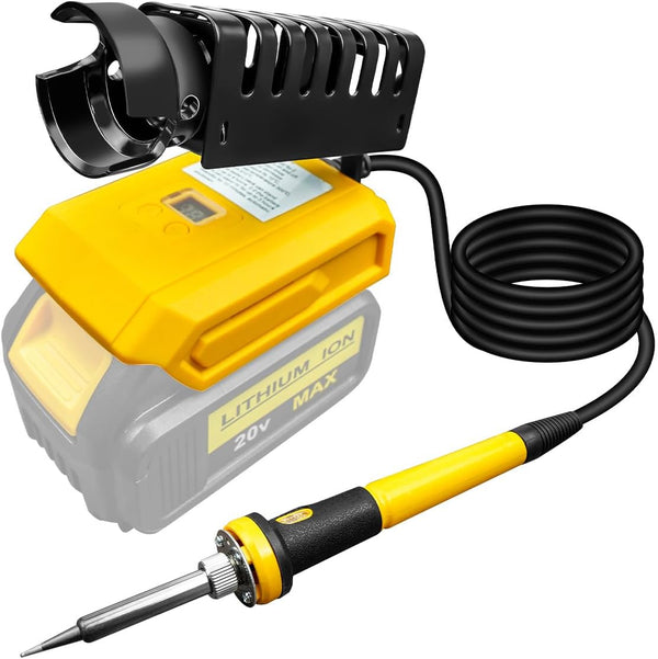 Soldering Iron Station for Dewalt 20V/18V Batteries, Portable Cordless Tool for DIY Appliance Repair