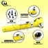 10+ MuskLife Otoscope - Ear Scope with Light, Ear Infection Detector, Pocket Size, in Colors! Yellow Style