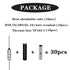 Tnisesm 10 Pcs 184 C Metal Thermal Cutoffs, Thermal Fuse 10A 250V with Non-Insulated Butt Connectors (22-18 AWG) for