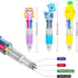 HNSYYF 60-Pack 4-in-1 Multicolor Pen in One - Cute Pens for Kids - Ballpoint Pens, Perfect for Birthday & Children's