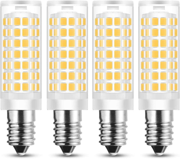 E14 Cooker Hood Light Bulbs European Base, Range Hood AC110V-130V for Sewing Machine, Refrigerator, Daylight White,