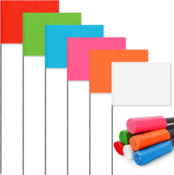 Bekith 300Pack Marking Flags, 15 x 4 x 5 Inch Marker Flags