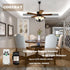 COREBAY 3-Speed, Dimmer, FAN-53T 2AAZPFAN-53T FAN-11T KUJCE9103 UC7030T Universal Ceiling Fan Remote Control Kit