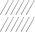 uxcell 50Pcs Fence Deck Nails, 1 9/16 Inch 304 Stainless Steel Spiral Deck Nail for House Floor Repairing