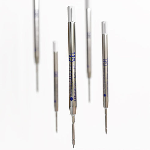 Monteverde Capless Gel Ballpoint Refill, Fine Point, Blue Black - 2 per Pack, Fits Parker Ballpoint Pens (P422BB)