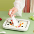 Faygeal Set 2 Home Rolled Ice Cream Maker Freeze Plate with Scrapers Homemade Ice Cream Tray Yogurt Sorbet