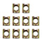 SUUJI 10 PCS Metric M6x10mmx12mm Barrel Nuts,for M6-1 Bolts Cross Dowels Slotted Nuts