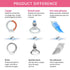 HKS 200PCS Heat Shrink Ring Terminals - Red 22-16 AWG - Tinned Copper Marine Electrical Wire Connector Kit