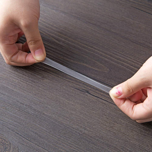 Teensery 210 Count Transparent Double-Sided Tape Stickers Round Acrylic No Traces Adhesive Creative Waterproof Small