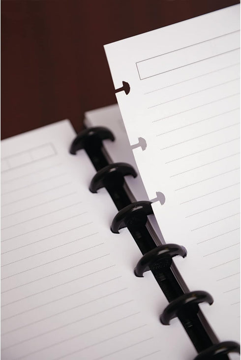 TUL Custom Note-Taking System Discbound Refill Pages, 5.5" x 8.5" Junior Size, Narrow Ruled, 100 Pages