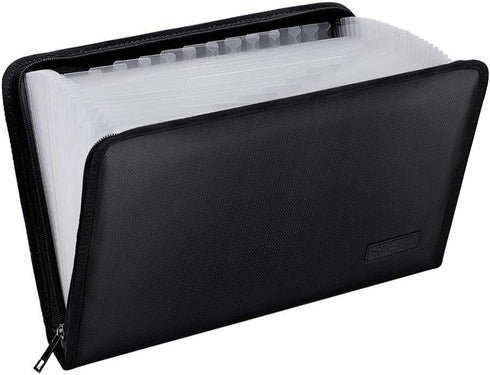 ENGPOW Expanding File Folder - A4 Size Document Organizer, Fireproof, 25 Pockets, Portable Filing