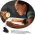 VOSAREA Mini Clip LED Desk Lamp Delicate Micro Clamp Light for Reading Bedroom Dorm Students Portable Table Lighting