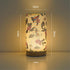 GLOWZE Bedside Lamp Fabric Flower Table Bedroom Atmosphere Three-Color Light Change