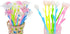 YYaaloa 20PCS Color Changing Rose Flower Pens, Novelty Fun Gel Ink Pen for Birthday Party Favors