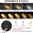 Dimmable Wall Mounted Reading Light with USB Charging Port, Plug-in LED Headboard Reading Light, Bedside Spot Wall