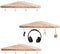 KjsEphitelian Cubicle corner shelf with hook3pcs 16.5in wood triangle cubicile hanging shelves organization