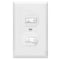 ENERLITES Duplex Double Toggle Light Switch with Wall Plate, Single Pole, Side