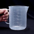 Bettomshin 9Pcs 500ml Metric Straight Shape Plastic Beaker, Graduated Liquid Measuring Cups for Lab