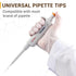 4E's USA 10µL Pipette Tip - Universal Tips, RNase/DNase Free, Sterile White Pipette Tip with Filter, 96 Tips Racked