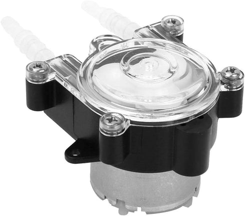 Acogedor DC 6V Peristaltic Pump, Lab Aquarium Micro Pump, ID3mmxOD5mm, 65-150ml/min