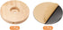 PATIKIL 150mm Wooden Lamp Base, 1 Pack Circular Solid Wood Desk Lamp Stand Replacement for DIY Table Lamps