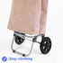 2Pcs 6.10In Unomor Laundry Cart Wheels Replacement Lightweight Rolling Casters for Grocery Trolley and Utility Shopping