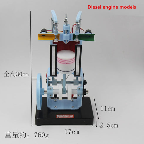 zatagen 1PC Physics Experimental Teaching Apparatus, Diesel Four-Stroke Internal Combustion Engine Model
