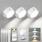 LED Wall Mounted Lights, Rechargeable Wall Sconces with Remote & Touch Control,