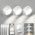 LED Wall Mounted Lights, Rechargeable Wall Sconces with Remote & Touch Control,