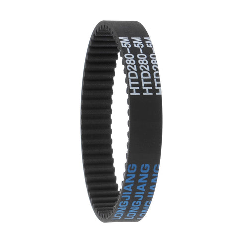HTD5M-280 Close Loop Pulley Timing Belt: 280mm Length x 15mm Width, High Torque Rubber Belt for 3D Printers