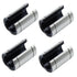 LM20UUOP Linear Ball Bearings, Open Type, Nickel Plated, 20mm Bore Dia, 32mm OD, 42mm Length (Pack: 4pcs)