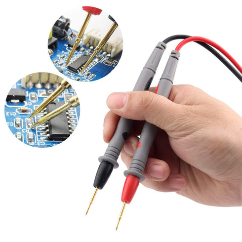 uxcell Multimeter Test Leads, Digital Probe Tester Lead Wire with Alligator Clips, 1000V 20A, 4-in-1 Set